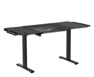 Ultradesk LEVEL V2 LED RGB (Czarne) (elektryczna regulacja) UDESK-LVALED-BB - 1133304 - zdjęcie 5